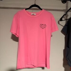 Moncler Pink Short Sleeve Tee